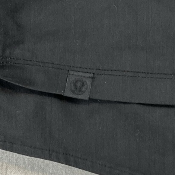 LULULEMON Live To Layer Womens Shirt Sz 4 Black Cotton Blend‎ Half Sleeve Casual - Picture 11 of 12